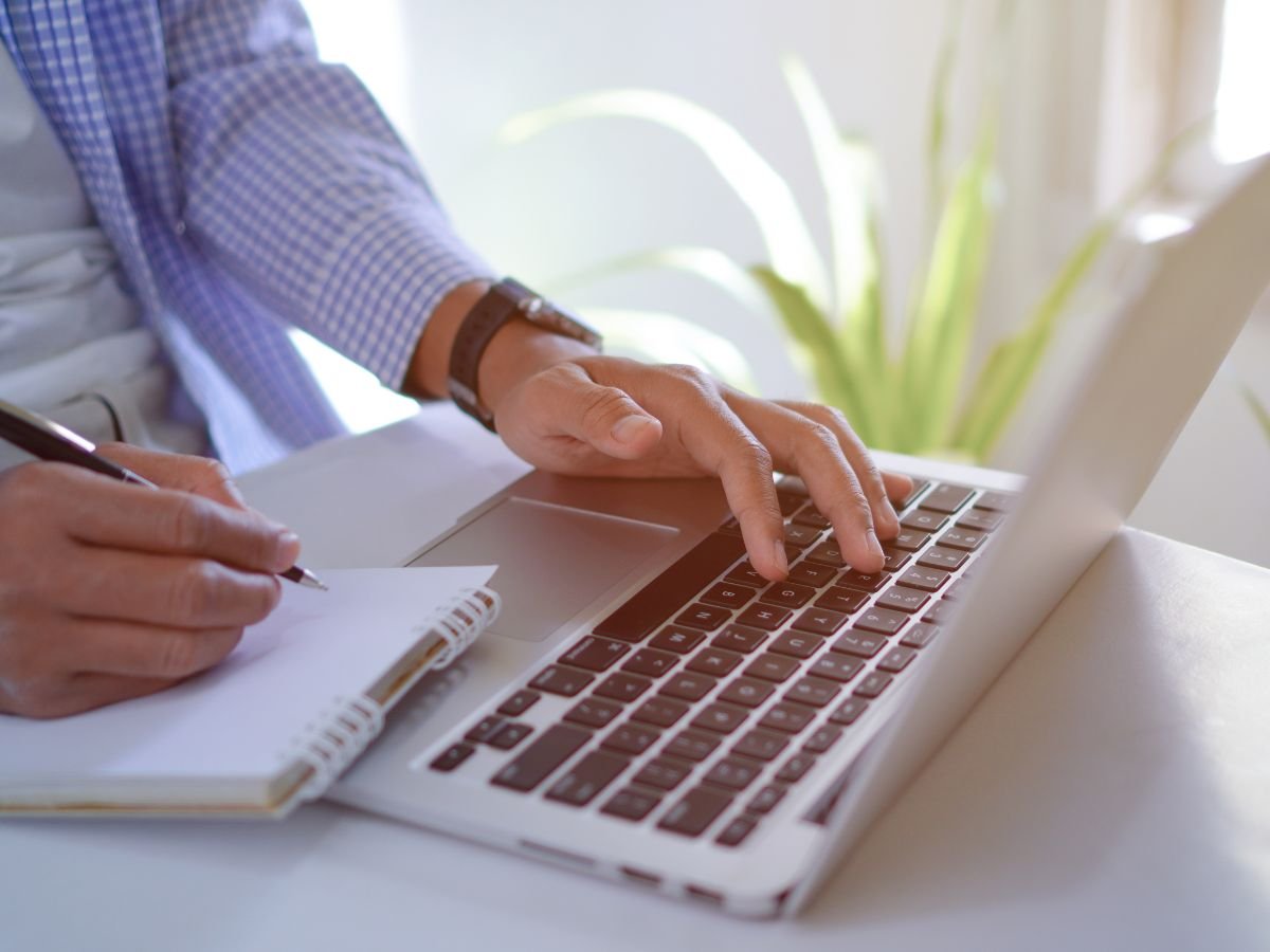 Setting up a PPC campaign with tailored ad copy and keywords for landscaping companies.