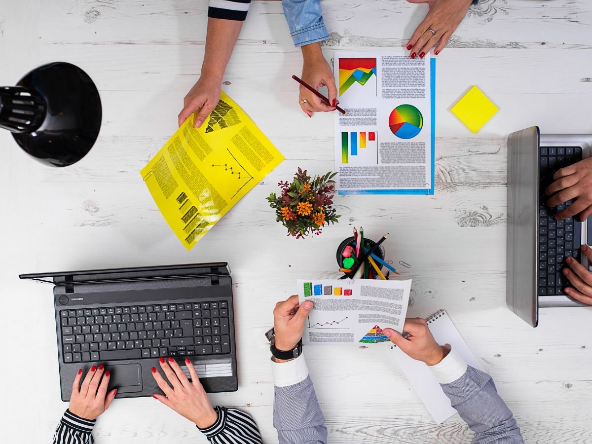 PPC strategy meeting focused on developing targeted campaigns for the landscaping industry.